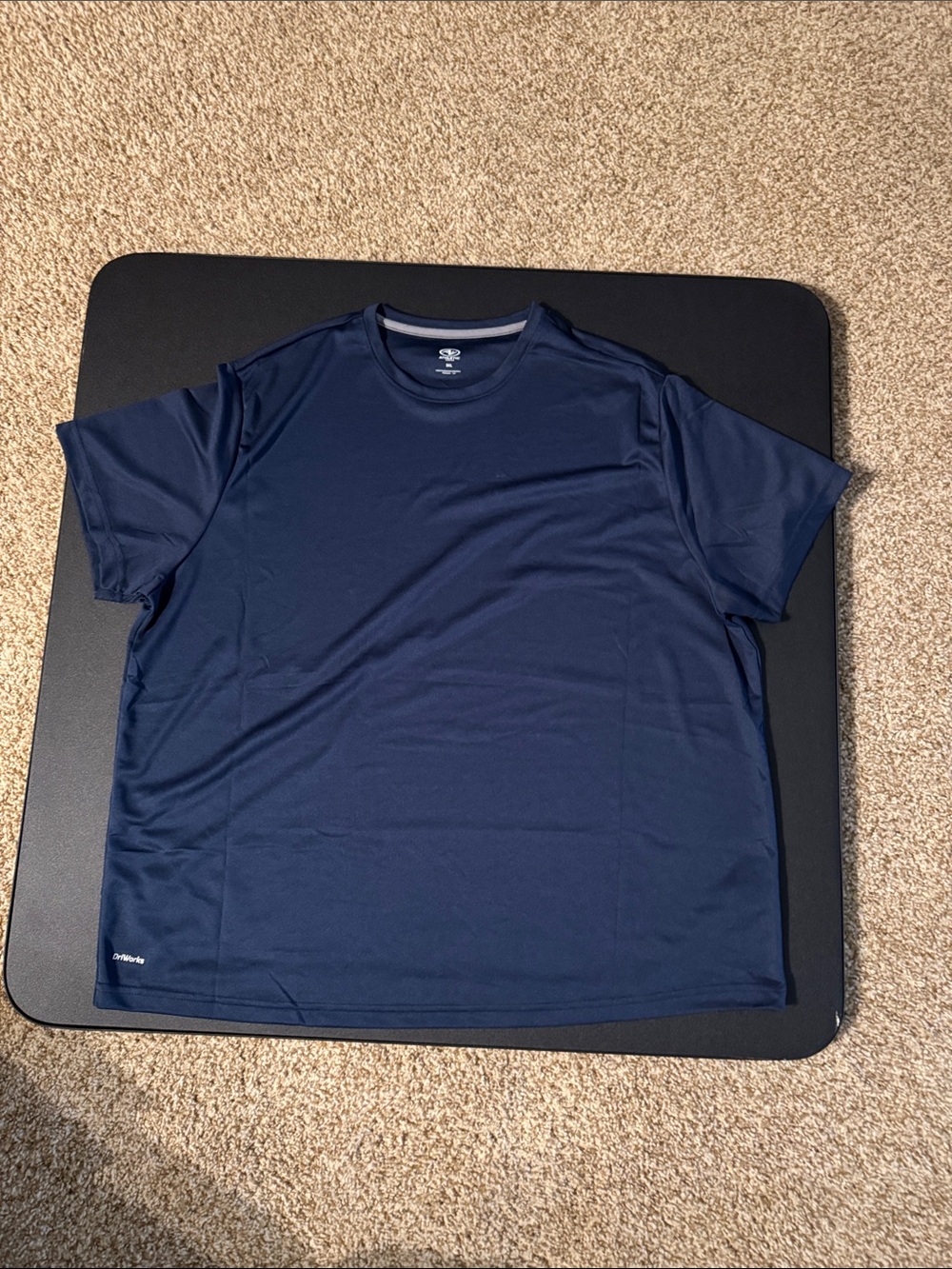 Athletic Works Navy Short Sleeve Performance Tee